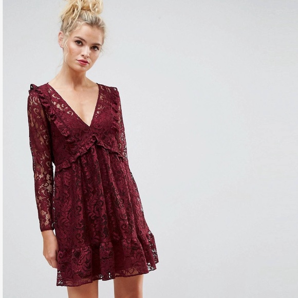 ASOS Dresses & Skirts - NWT ASOS Lace Smock Mini Dress